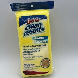 Quickie Clean Results Jumbo Microfiber Floor Mop Refill #007MCR NEW 2015
